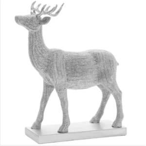 Silver Art Silver Stag Small Figurine By Lesser & Pavey