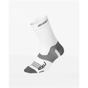 2XU Vectr Ultra light Crew Socks - White