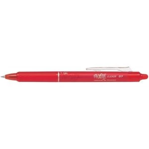Pilot FriXion Clicker Rollerball Retractable Erasable Pen 0.7mm Tip 0.35mm Line Red Pack of 12