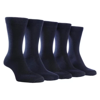 Farah 5 Pack Bamboo Socks Mens - Blue