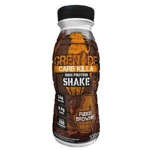 Grenade Carb Killa Fudge Brownie Protein Shake 330ml