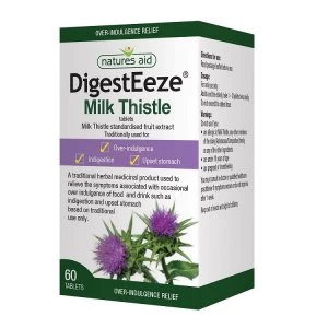 Natures Aid DigestEeze Milk Thistle 60 Tablets