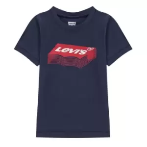 Levis 3D Graphic T Shirt - Blue