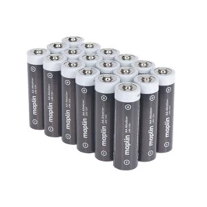 Maplin Extra Long Life High Performance Alkaline AA Batteries Box of 18