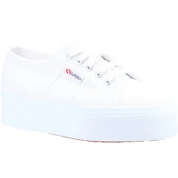 Superga Womens 2790 Linea Chunky Platform Trainers Shoes - UK 5.5 White female GDE2634WHT5H