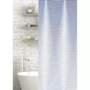 Showerdrape Horizon Polyeter Shower Curtain - Blue