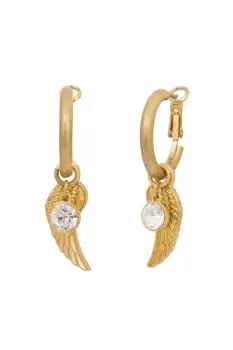 Gold 'Serenity' Interchangeable Hoop Earrings