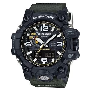 Casio G-Shock Master of G MUDMASTER Tough Solar Watch GWG-1000-1A3 - Black and Green