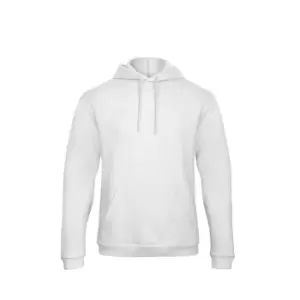 B&C Adults Unisex ID. 203 50/50 Hooded Sweatshirt (4XL) (White)