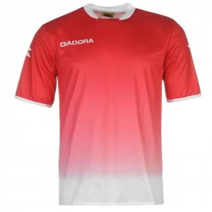 Diadora Moron Training T Shirt Mens - Red/White