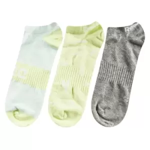 Reebok 3 Pack Invisible Ankle Socks Unisex - Blue