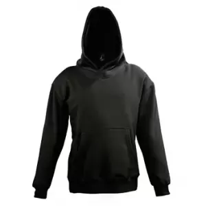 SOLS Childrens/Kids Slam Hooded Sweatshirt (8 Years) (Black)