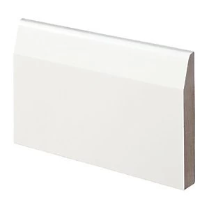 Wickes Chamfered Fully Finished MDF Skirting 14.5 x 94 x 2400mm Pack 4