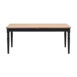 Gallery Interiors Ascot Extending Dining Table in Meteor