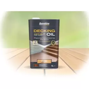 Barrettine Anti Slip Decking Oil - Clear - 2.5L - Clear