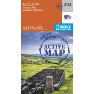 Ludlow and Tenbury Wells by Ordnance Survey (Sheet map, folded, 2015)