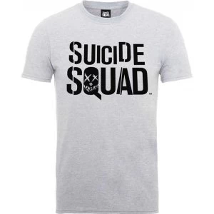 DC Comics - Suicide Squad Logo Mens X-Large T-Shirt - White