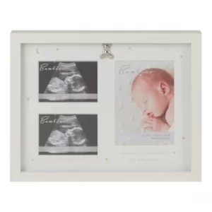 Bambino Ivory Scan Photo Frame With Teddy Icon