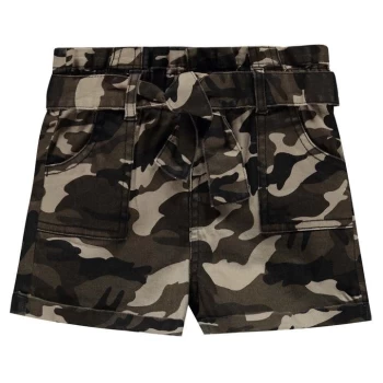 Firetrap Camo Shorts Junior Girls - Camouflage