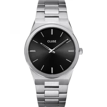 Cluse Black and Silver 'Vigoureaux' Fashion Watch - CW0101503004