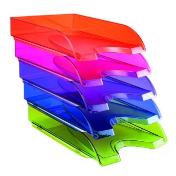 Happy by CEP Letter Tray Multicoloured Pack of 5 2005 Happy