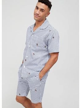 Polo Ralph Lauren All Over Mini Bear Pyjama Gift Set - Blue Size XL, Men