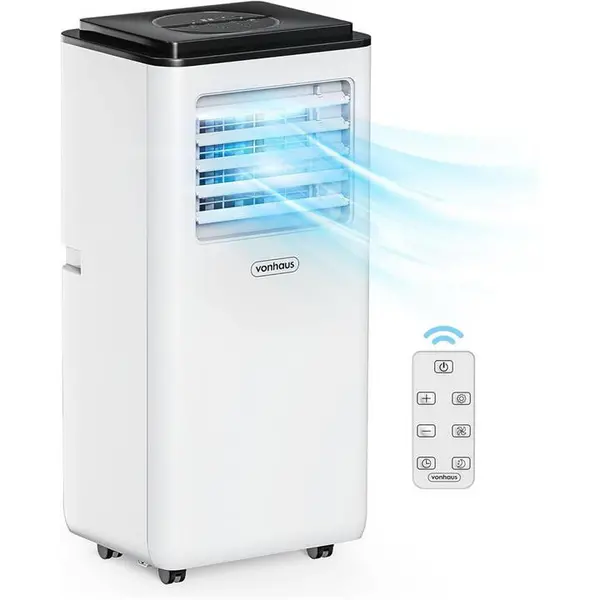 VonHaus VonHaus 9000BTU Air Conditioner - White - White One Size