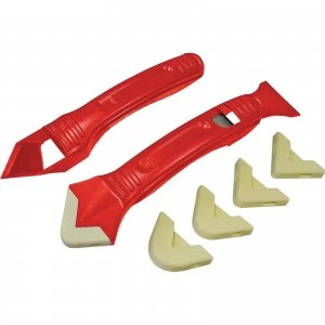 Faithfull 2 Piece Silicone / Grout Removal and Finishing Tool Kit
