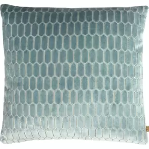 Kai Rialta Geometric Cushion Cover (One Size) (Hydro Blue)