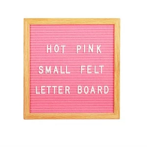 Gingersnap Small Felt Letter Board - Hot Pink
