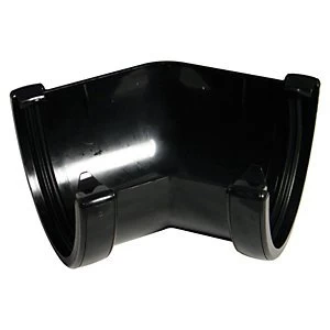 FloPlast RAH2B High Capacity Gutter 135 Deg Bend - Black