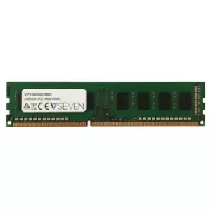 V7 2GB DDR3 PC3-10600 - 1333mhz DIMM Desktop Memory Module - V7106002GBD