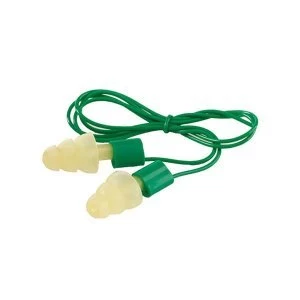 3M E A R Ultrafit 14 Ear Plugs Green 1 x Pack of 50 Pairs Earplugs