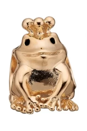 Ladies Christina Gold Plated Sterling Silver Topaz Frog Bead Charm 623-G65