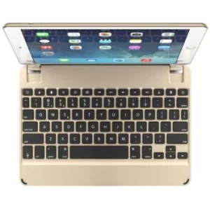 10.5 Inches QWERTY English Bluetooth Wireless Keyboard for iPad Pro Lightweight Aluminum Body Backlit Keys 180 Degree Viewing Angle Gold