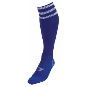 PT 3 Stripe Pro Football Socks LBoys Royal/White