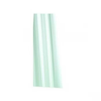 Croydex Textile Shower Curtain - Plain Polyester White