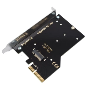 Aqua Computer kryoM.2 PCIe 3.0 x4 adapter for M.2 NGFF PCIe SSD M-Key with passive heatsink