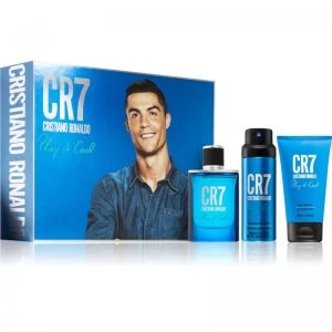 Cristiano Ronaldo CR7 Play It Cool Gift Set 100ml Eau de Toilette + 150ml Shower Gel +150ml Body Spray