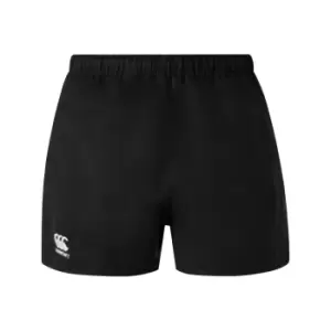 Canterbury Childrens/Kids Professional Polyester Shorts (12 Years) (Black)