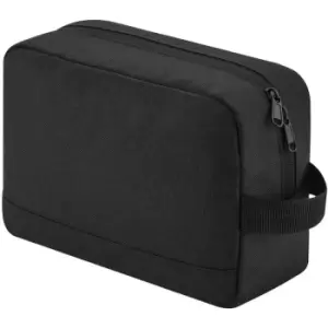 Essentials Recycled Toiletry Bag (One Size) (Black) - Bagbase