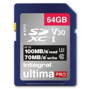 Integral Ultima PRO 64GB SDXC Memory Card