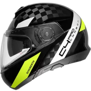 Schuberth C4 Pro Carbon Avio Black Yellow Modular Helmet S