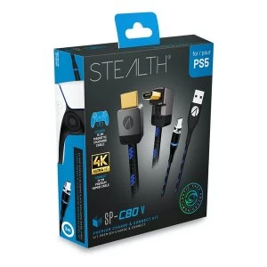 STEALTH SP-C80V Premium Connect & Charge Kit for PS5