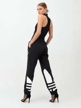 adidas Originals Large Logo Sweat Pant - Black, Size 6, Women