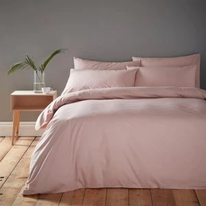 Linea Cotton Rich Fitted Sheet - Blush