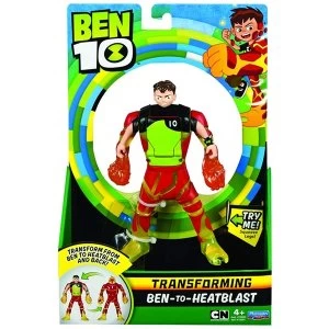 Ben 10 Ben To Alien Transforming Figure - Ben-To-Heatblast