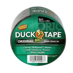 Duck Black Cloth Tape L25M W50mm