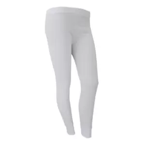 FLOSO Ladies/Womens Thermal Underwear Long Jane/Johns (Standard Range) (Hip Fit: 38-40inch (14-16)) (White)