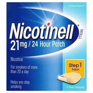 Nicotinell 21mg 24 Hour Patch Nicotine 7 Day Supply